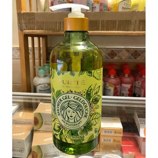 Gel tắm - Sữa tắm tinh dầu thơm Purite De Provence 850ml
