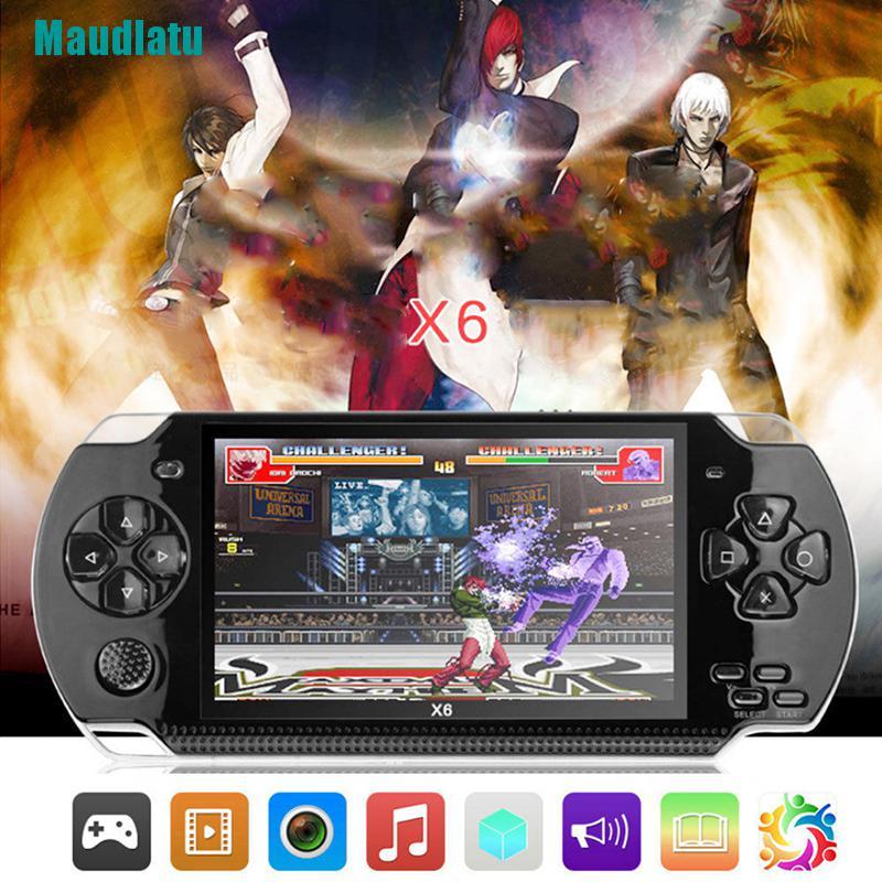 Máy Chơi Game Cầm Tay Maudlatu X6 8g 32 Bit 4.3 "Psp 10000 Trò