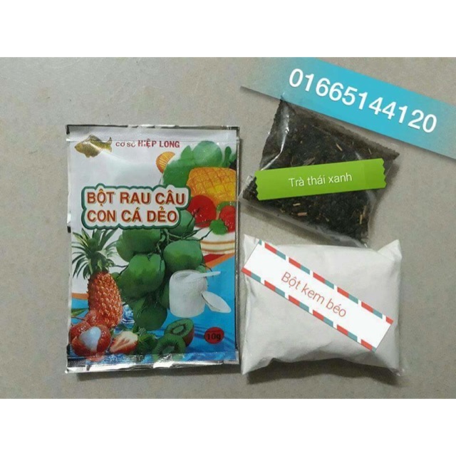 Nguyên liệu làm trà thái - Set làm trà thái - Set làm trà sữa thái