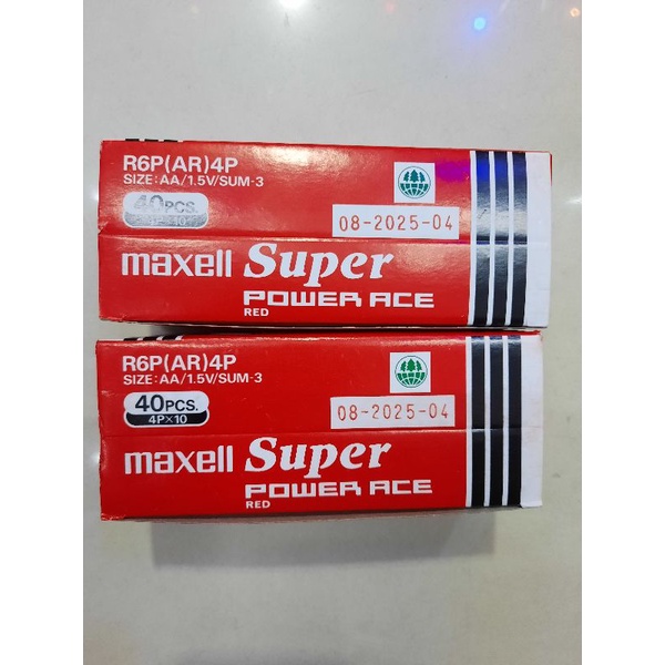 Vĩ 4 viên Pin Maxcell AA chính hãng