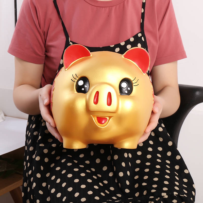 Con Heo Đất Trẻ Em. Bình Đựng Tiền Tiết Kiệm Hình Hoạt Hình Sáng Tạo Chống Rơi Vỡ Làm Quà Tặng Sinh Nhật Cho Nam Nữ