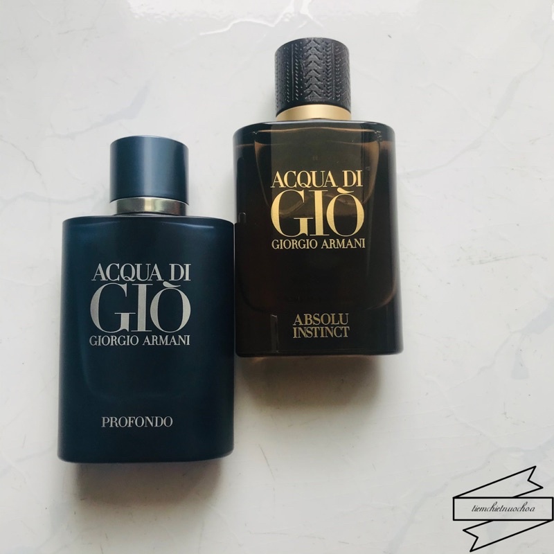 Nước Hoa Nam Giò Absolu Instinct & Profondo EDP