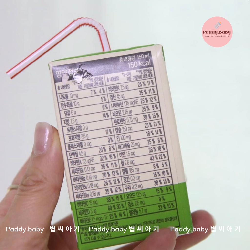 Sữa nước Greenbia Kids More Hàn Quốc tăng chiều cao câng nặng cho bé từ 1 tuổi trở lên - 1 hộp 150ml