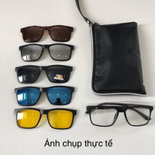 Bộ Kính 6 in 1 Hút Nam Châm Cực Chất