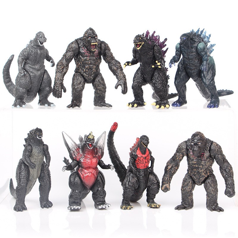 Set 8 Mô Hình Godzilla Trong Godzilla King of The Monsters