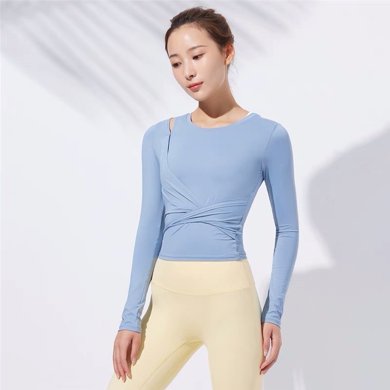 Áo phông crop xẻ vai Shining