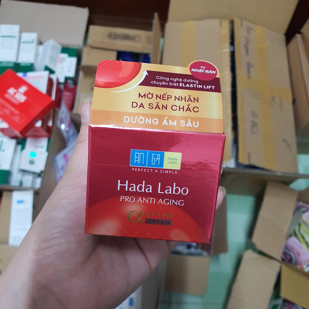 Kem dưỡng chuyên biệt chống lão hóa Hada Labo Pro Anti Aging Cream 50g