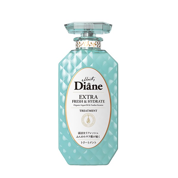 Dầu Gội Dầu Xả Cao Cấp Dành cho tóc bết dính, da đầu nhờn, nhiều dầu Moist Diane Extra Fresh &amp; Hydrate Nhật Bản