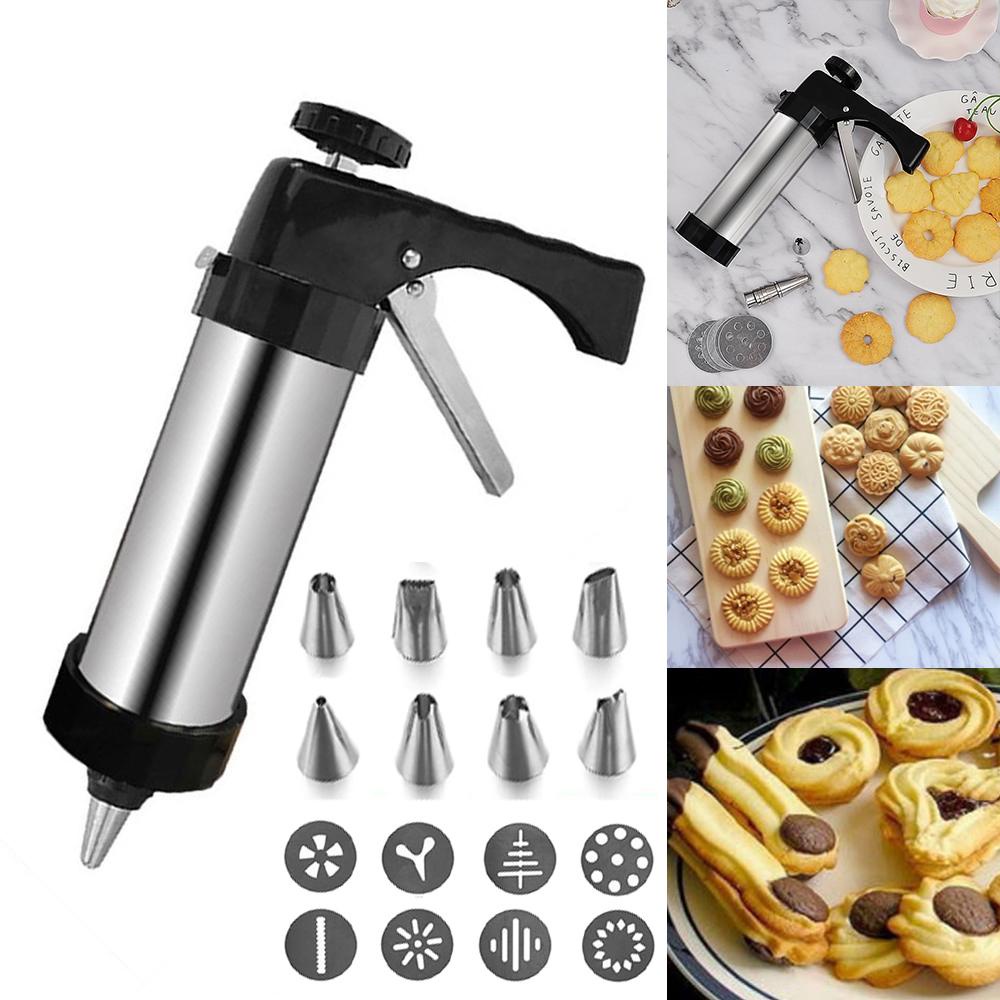 Súng Nhấn Tạo Hình Bánh Quy Bằng Thép Không Gỉ DIY