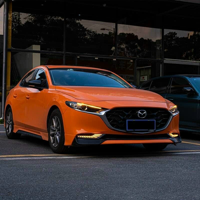 Led gầm trước, Led cản trước, đèn gầm trước 4D dành cho xe Mazda 3 2020-2022