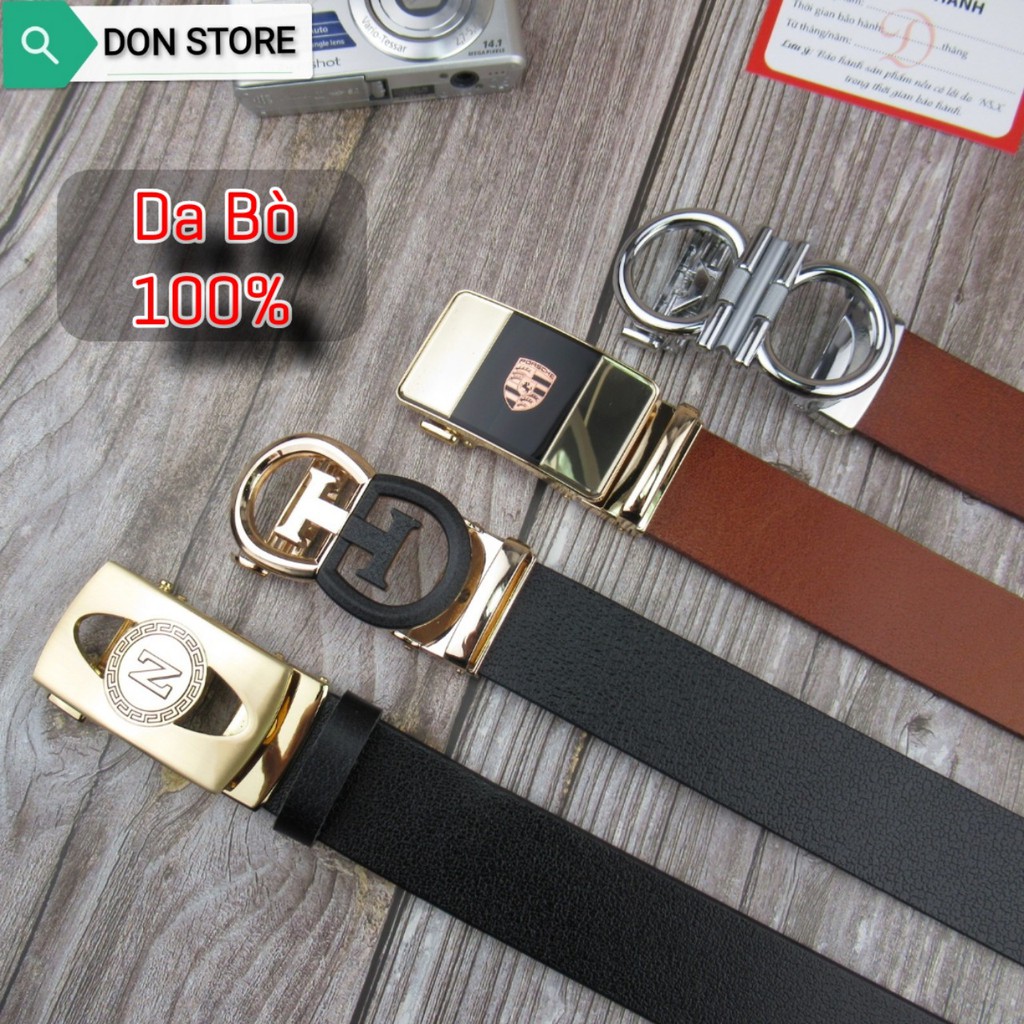 Thắt Lưng Nam Da Bò 1 Lớp SIÊU CHẤT Khóa Hợp Kim Thép Không Gỉ Mạ Crom Công Nghệ Cao Siêu Đẹp (BH 12 Tháng) | BigBuy360 - bigbuy360.vn