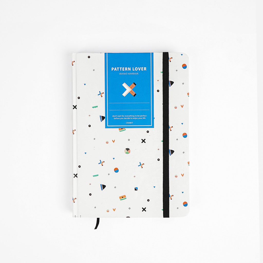 Sổ Dot Crabit Notebuck - X trắng - sổ dotgrid ghi chép, làm bullet journal