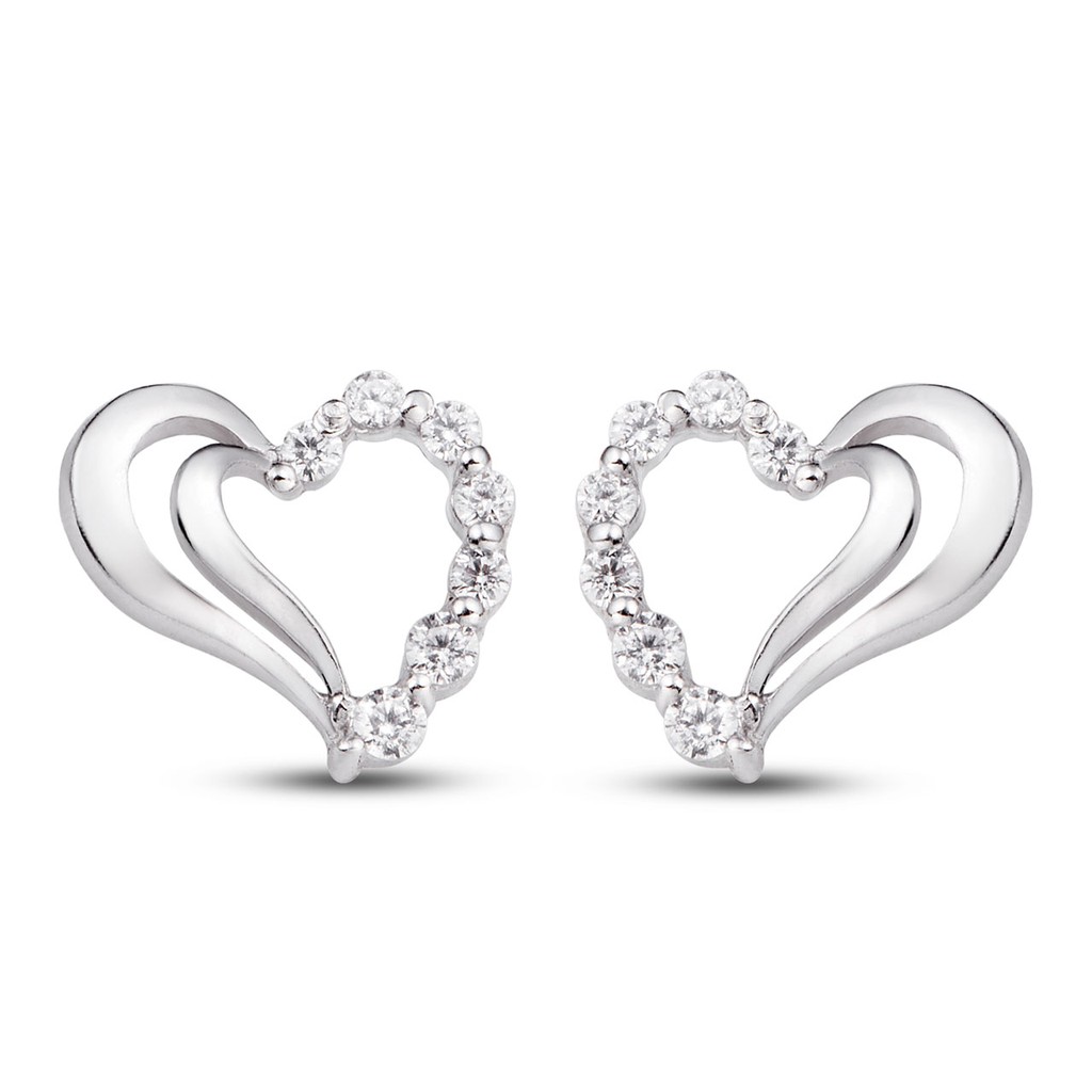 Bông tai Bạc đính đá CZ PNJSilver XMXMK000067