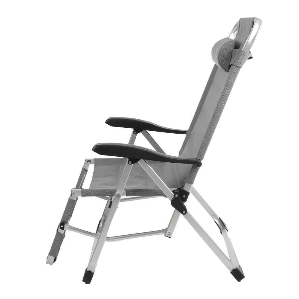 Homebase SPRING Ghế dài SUNSHINE bằng nhôm W71xD81.5xH117.5cm màu xám
