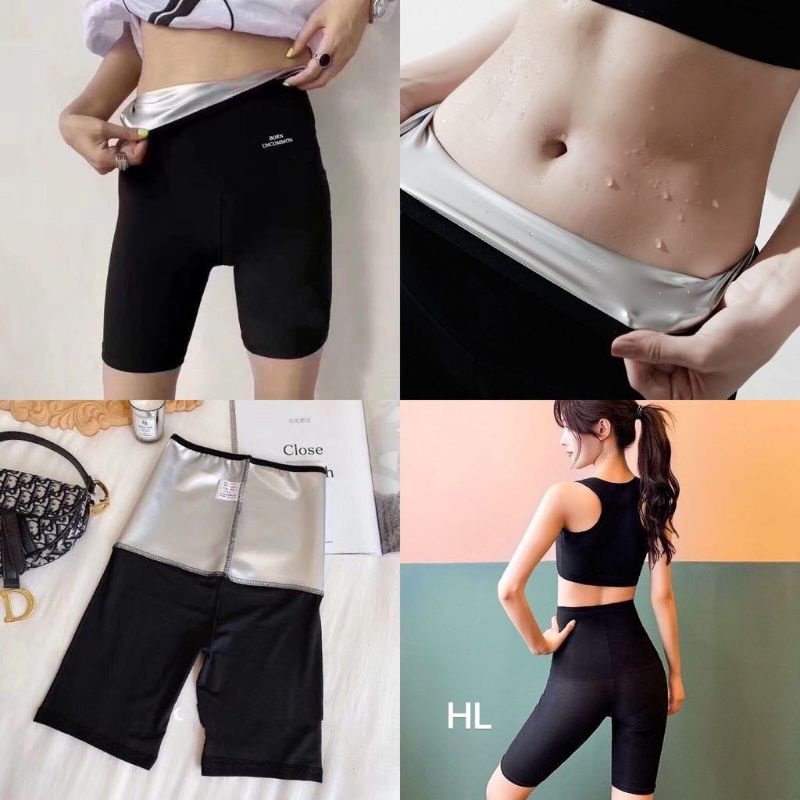 Quan Sinh Nhiệt Nano Tan Mỡ Cạp Cao Gen Bung Co Giãn