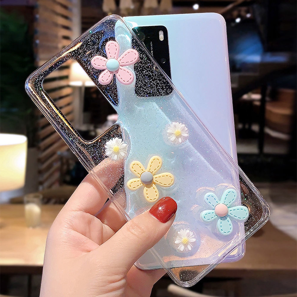 ốp điện thoại In Hoa 3d Cho Huawei Y8S Y7P Y6P 2020 Y9S Y6S Y9 Y6 Pro Y9 Y7 Prime 2019