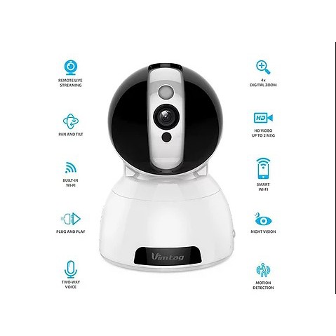 CAMERA IP WIFI VIMTAG CP3 FULL HD 1080P 2.0MPX