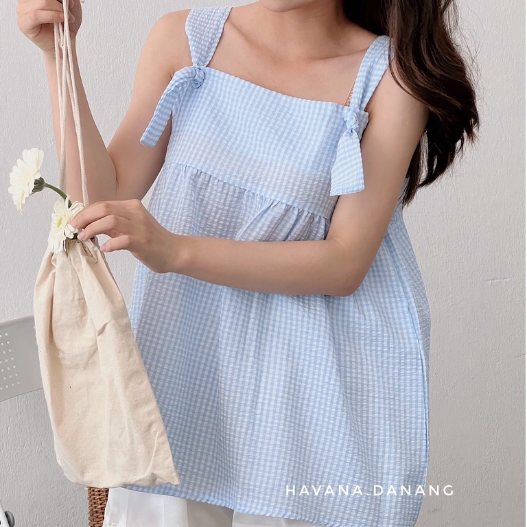 Set áo babydoll, áo chất đũi xốp kèm quần short