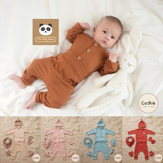 Cookie - Bộ dài tay cài giữa quần cạp bo cho bé - Ori Baby Store