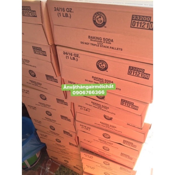 Bột Baking Soda Arm & Hammer Mỹ Hộp 454g