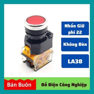 Nút nhấn giữ phi 22, nút nhấn không đèn LA38