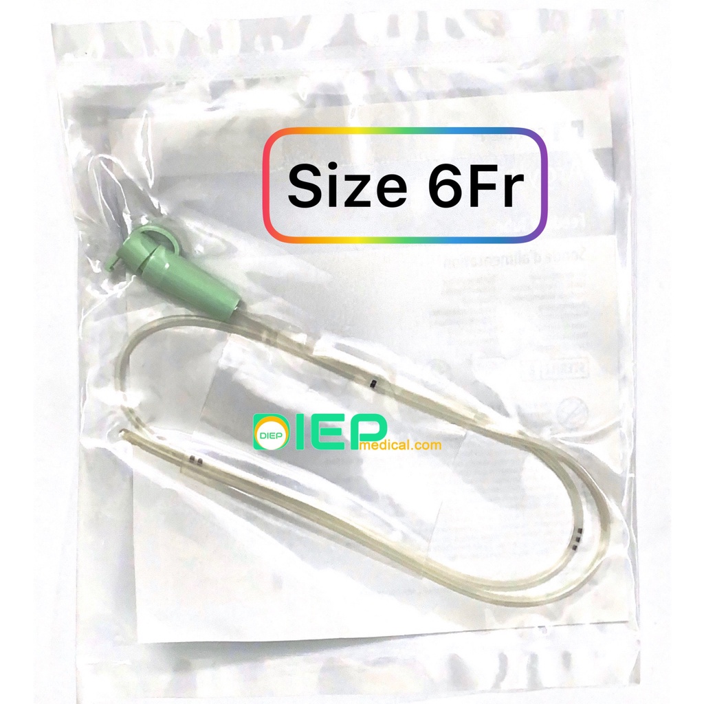 ✅ ARGYLE FEEDING TUBE SIZE 5Fr/6Fr/8Fr/10Fr (Hộp 25 sợi) - Dây nuôi ăn mũi - dạ dày dùng cho trẻ em (hãng Covidien)