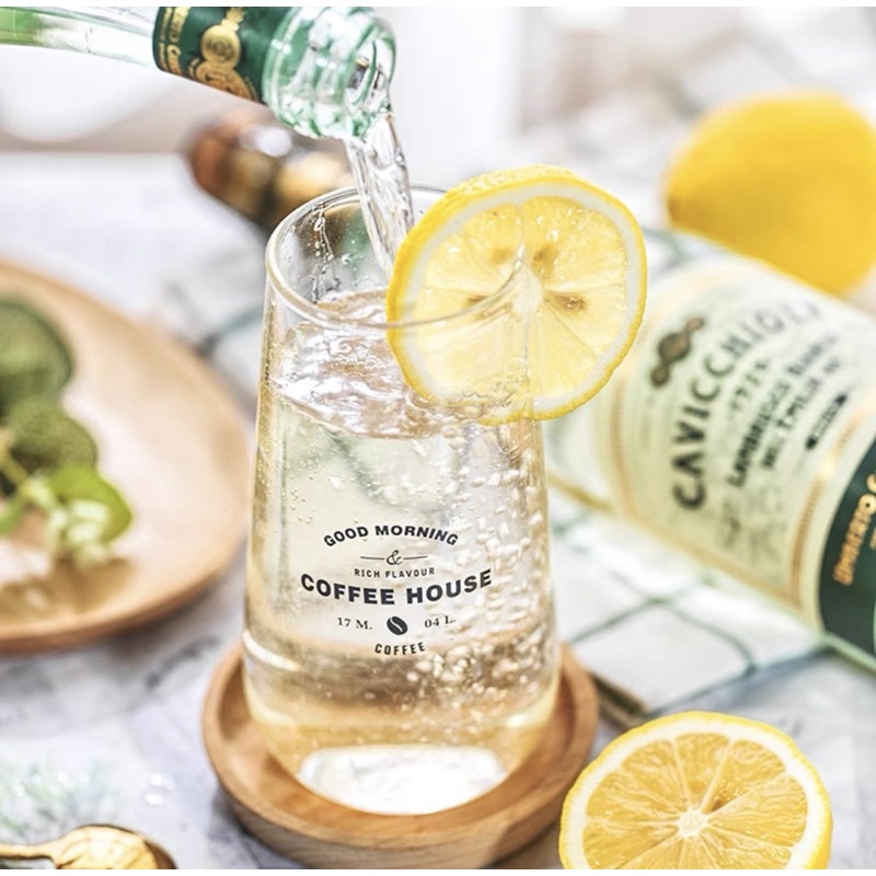 Ly Thủy Tinh Trong Suốt In Chữ Trang Trí Độc Đáo Sweet/ Coffee House