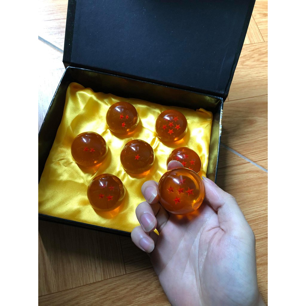 Mô hình 7 viên ngọc rồng Dragon Ball loại lớn đường kính 4,3cm tùy chọn mẫu