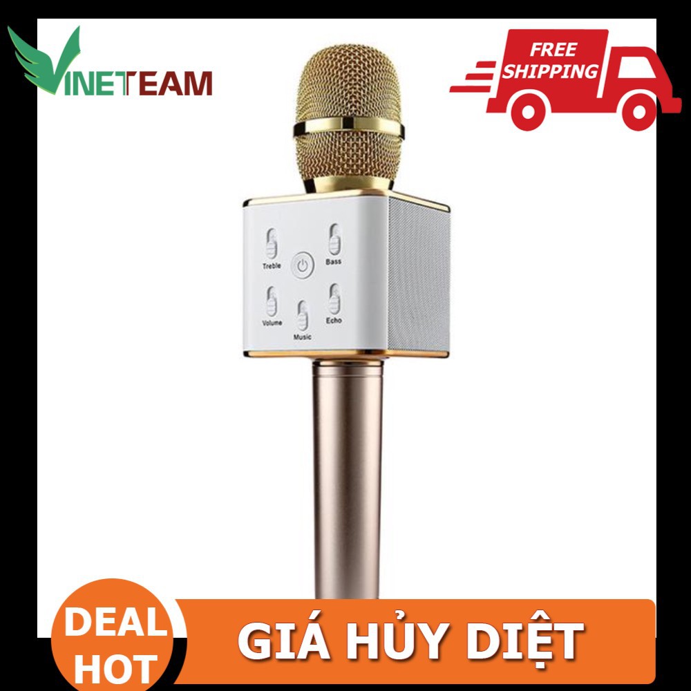 Micro hát karaoke blutooth Q7 2017 cao cấp  shoprequalc