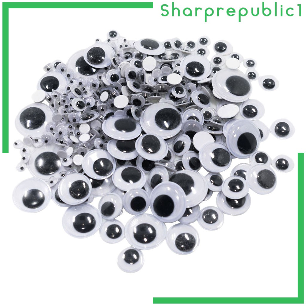 [shpre1] 700x Googly Eyes Self Adhesive Moving Eye for DIY Scrapbook Card Making Supplies