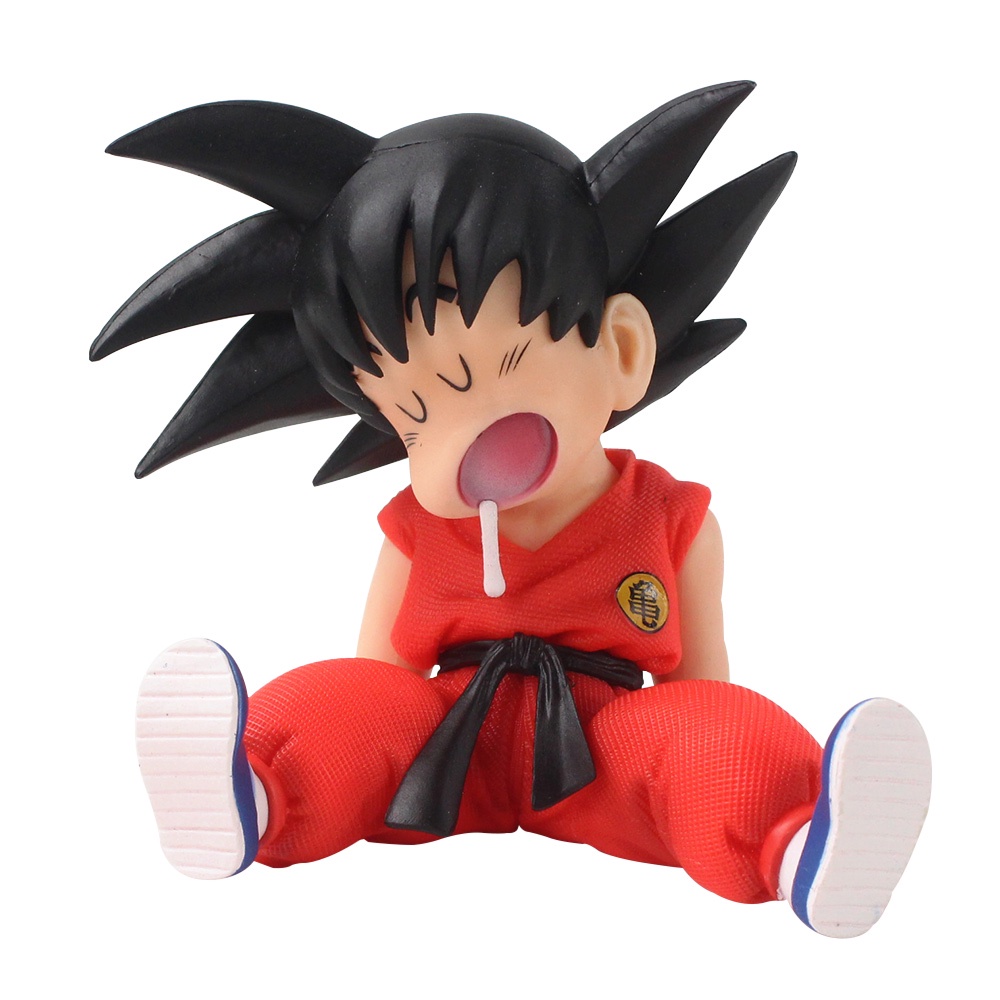 Mô Hình Nhân Vật Son Goku Đang Ngủ Bằng PVC 10cm Trang Trí