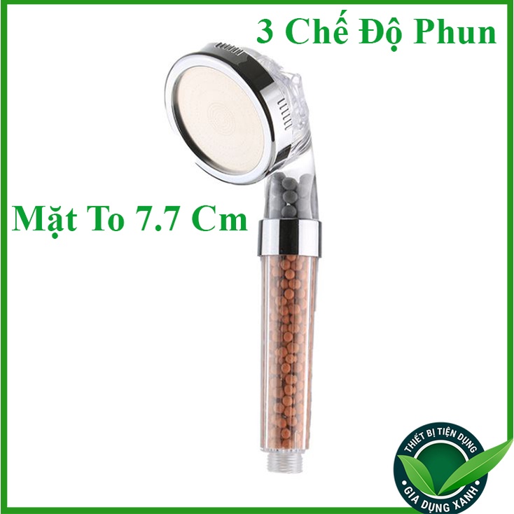 Tay sen tăng áp loại to 3 chế độ nước siêu bền có lọc cặn bẩn, kháng khuẩn phù hợp với nhiều loại dây