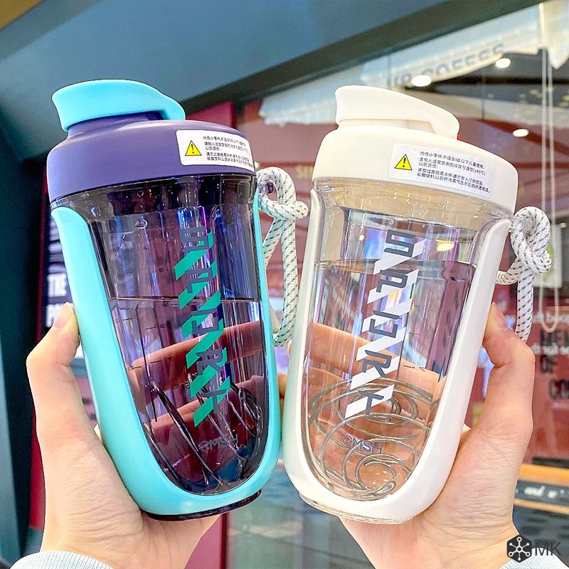 Chất lượng cao xách tay thể dục thể thao cốc nước protein bột Milkshake nước chai cho bé trai và bé gái