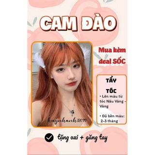 Thuốc nhuộm tóc Cam Đào tặng oxi găng tay