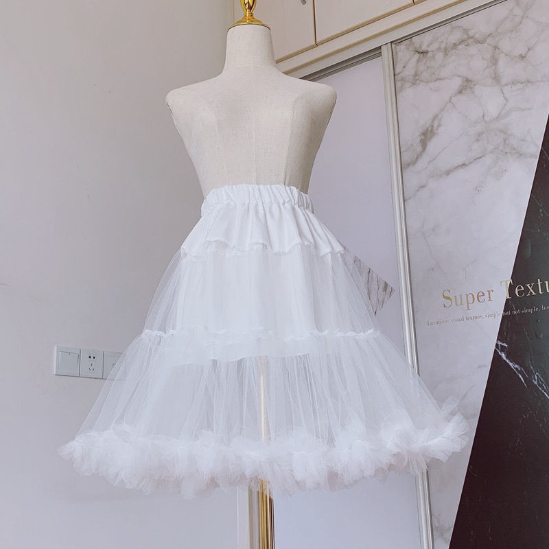 Chân Váy Xòe Phong Cách Lolita Xinh Xắn 50cm