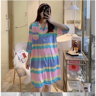 Đầm Bầu Mặc Nhà  Váy Bầu Mặc Nhà Váy Mặc Nhà Sau Sinh Lụa VN50