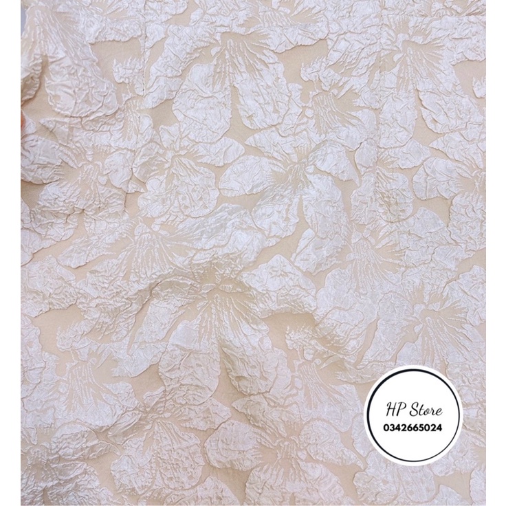 Váy gấm xốp phối nơ ngực phối tay voan siêu xinh