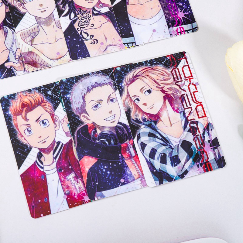 Thẻ ảnh bằng PVC in hình nhân vật anime Tokyo Revengers