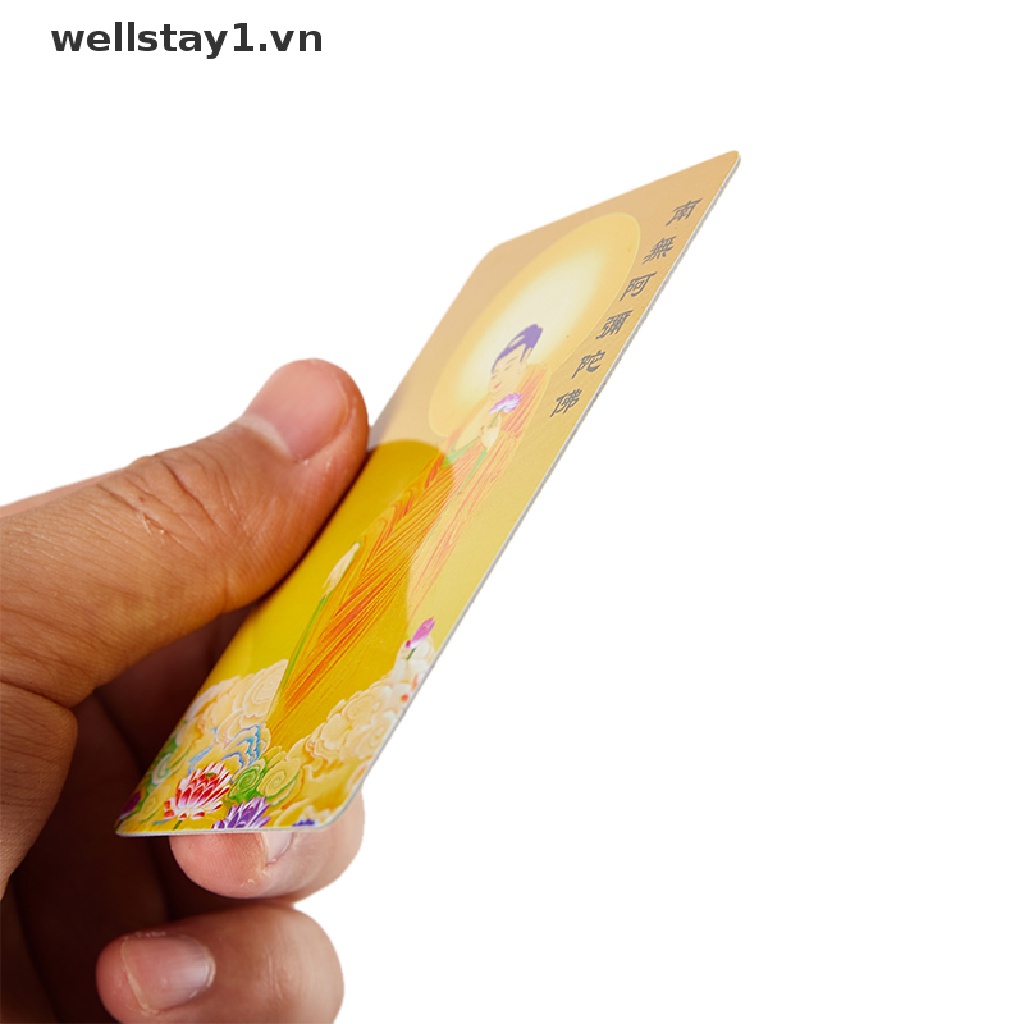 Bùa Hộ Mệnh Phật Giáo Jieyinfo, Nanwu Amitabha, Thẻ PVC