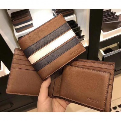 Coach Ví Da Ngắn Thời Trang Dành Cho Nam 74929 74064 74974