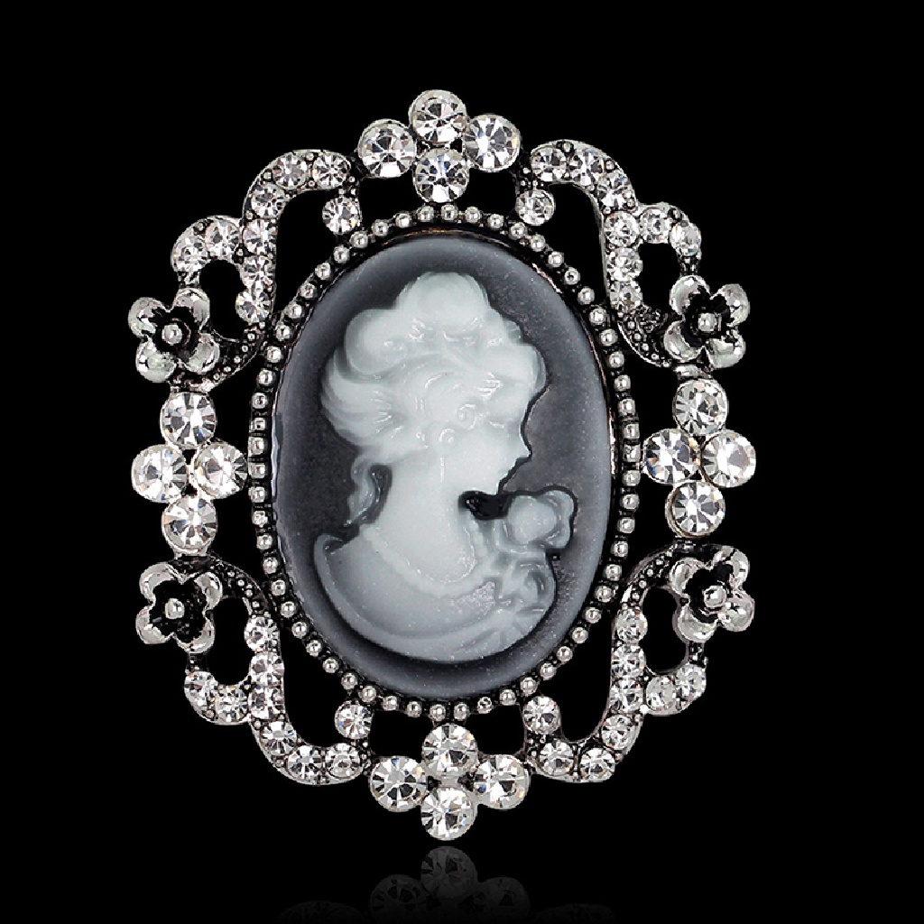 Trâm Cài Áo Đính Đá Pha Lê Phong Cách Cổ Điển 1