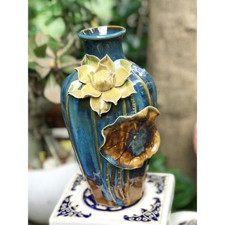 bình hoa gốm sứ bát tràng 03