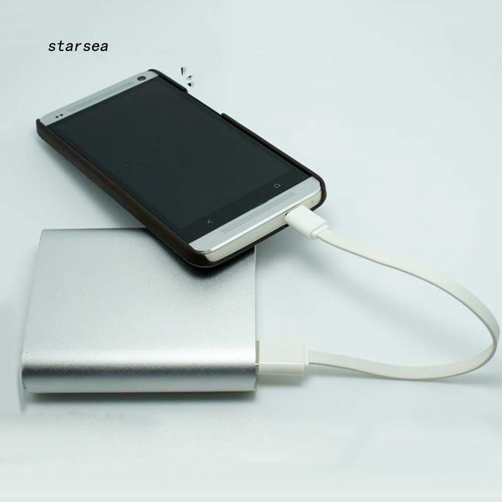 Dây cáp sạc điện thoại cổng Micro USB 20cm nhỏ gọn tiện dụng
