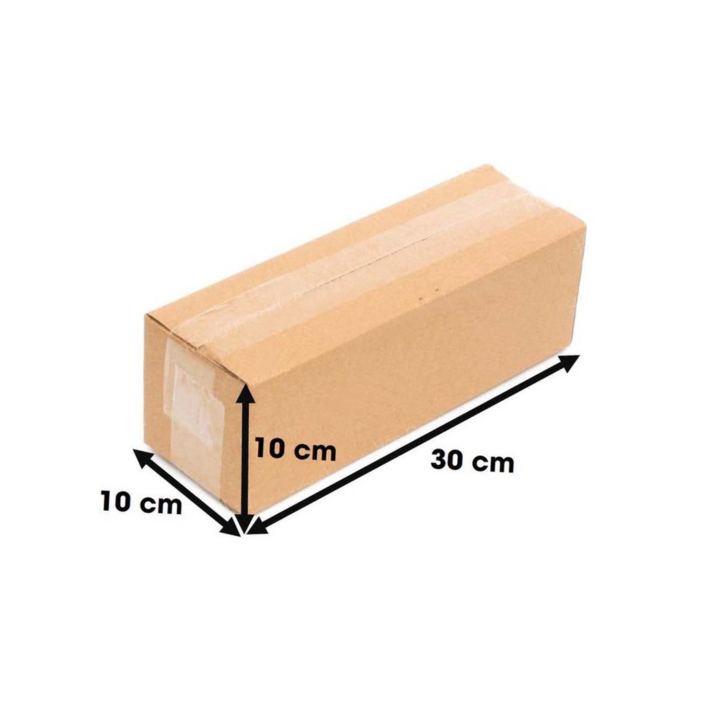 Thùng carton đóng hàng size 30 x 10 x 10 cm /  cacton 3 lớp sóng B