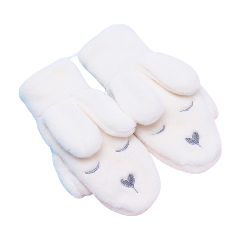 Găng Tay Giữ Ấm Hình Tai Thú Hoạt Hình Dễ Thương