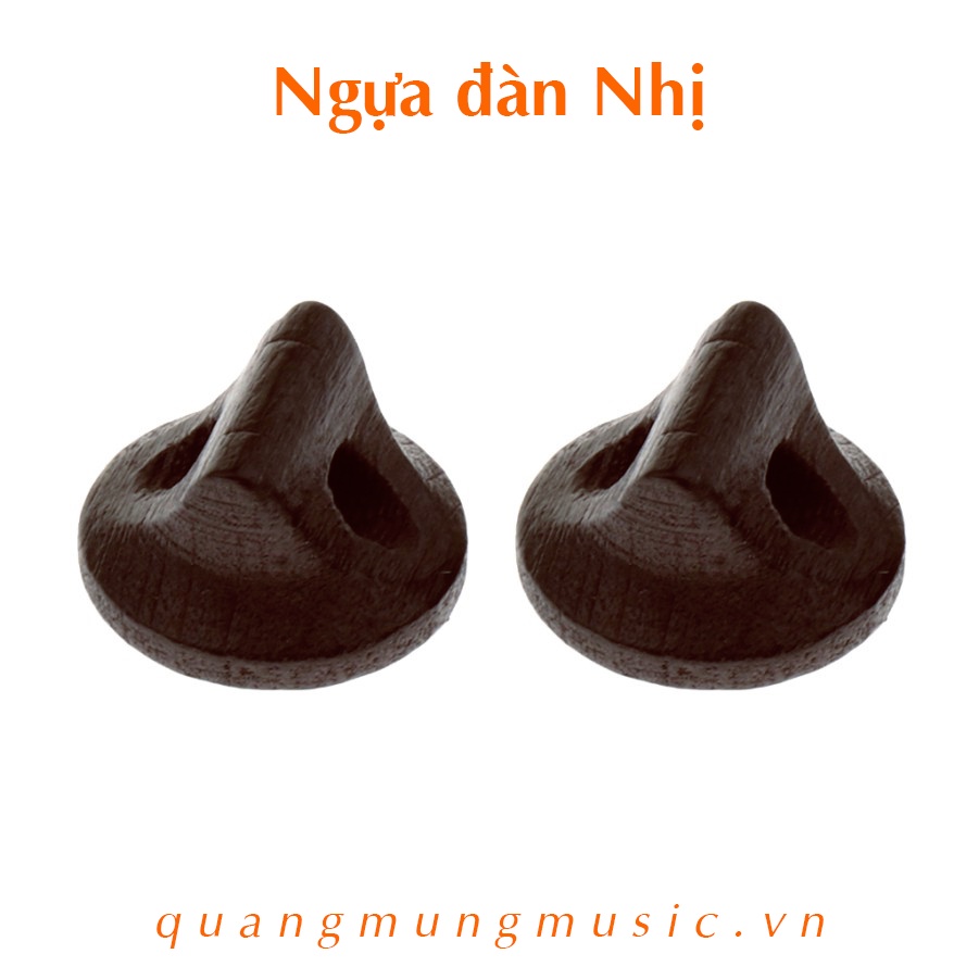 Ngựa Đàn Nhị - Đàn Cò bằng gỗ mun + miếng mút chống rè