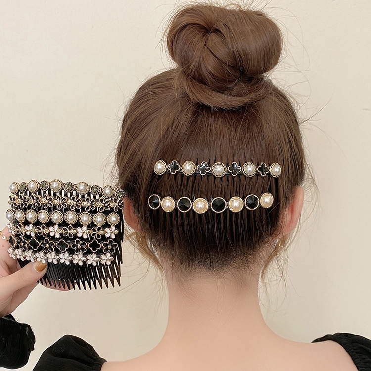 Xước cài tóc CHLINS đính hạt ngọc trai nhân tạo thời trang dành cho nữ