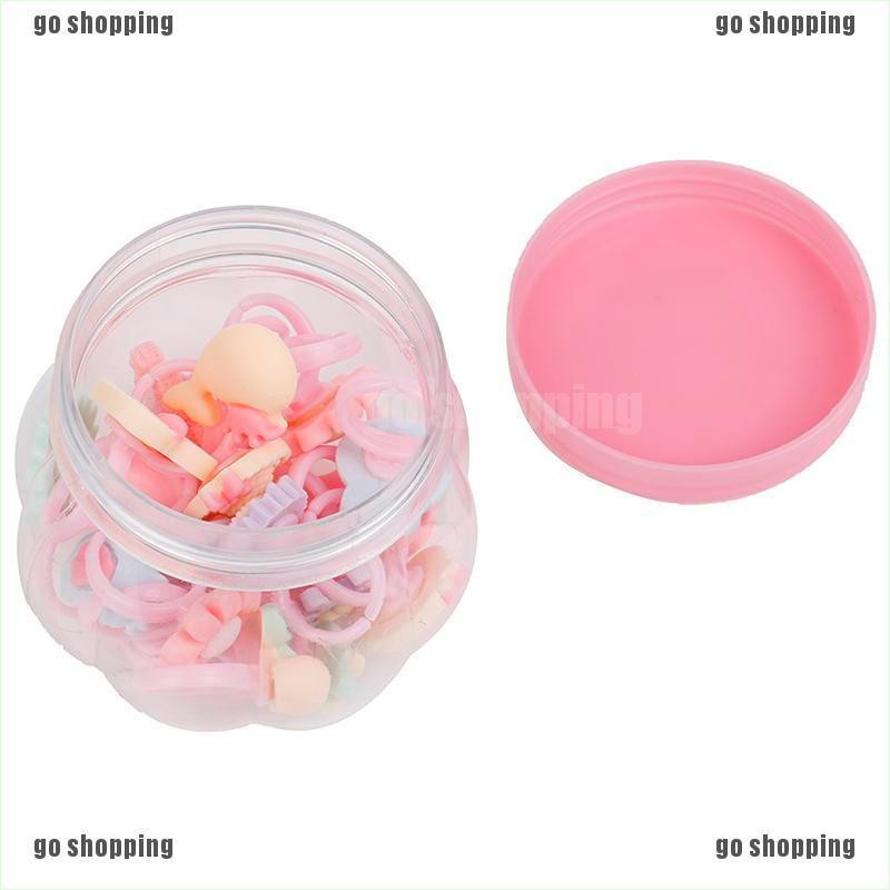 Set 20 Nhẫn Nhựa Resin Cho Bé Gái