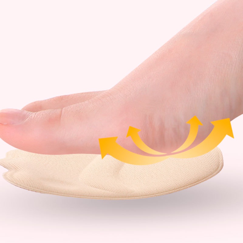 Miếng Đệm Mút Lót Nửa Bàn Chân Giảm Đau Mềm Mại Thoáng Khí Giảm Đau Tự Dính Dành Cho Nữ Mang Giày Cao Gót