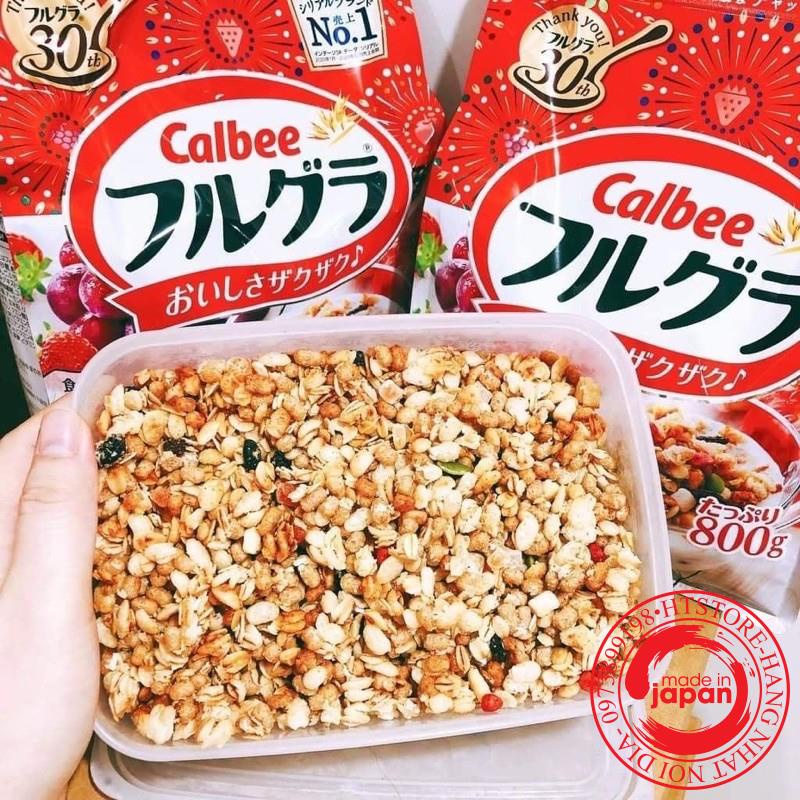 NGŨ CỐC NGON_NHẤT NHẬT BẢN  NGŨ CỐC CALBEE 800G[Hàng_Nhật]